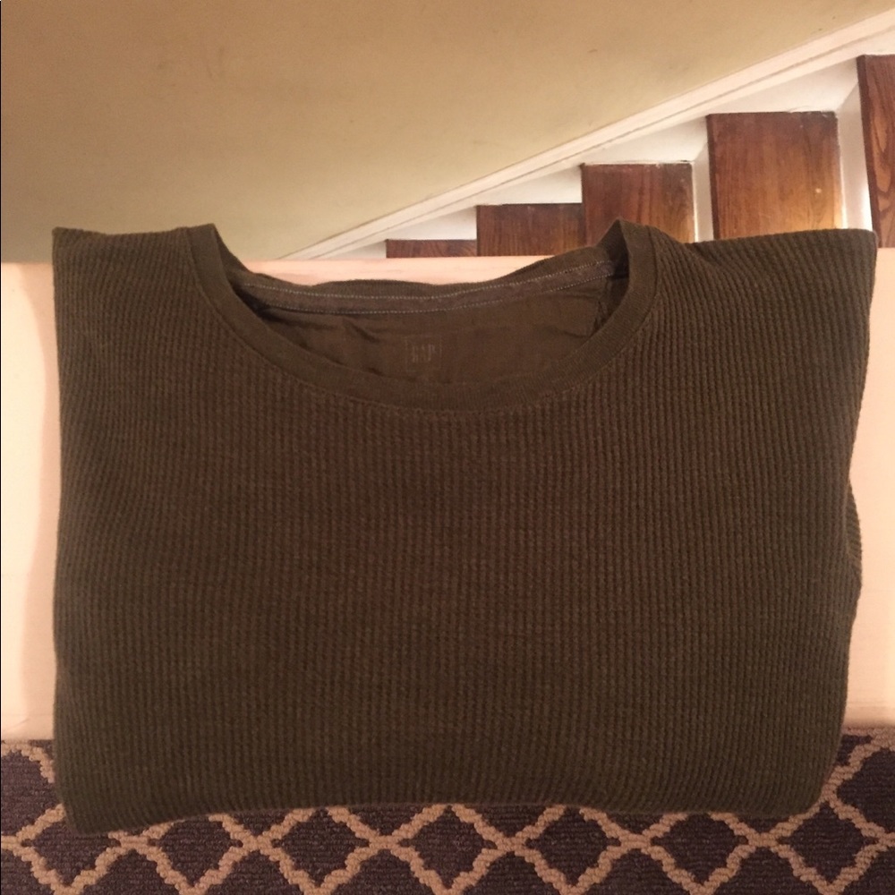XS Gap Top Olive